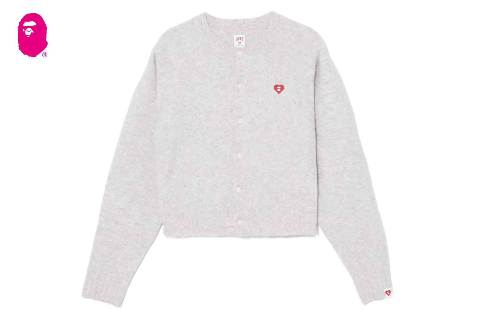 HEART BADGE CARDIGAN #2 sold by Bape