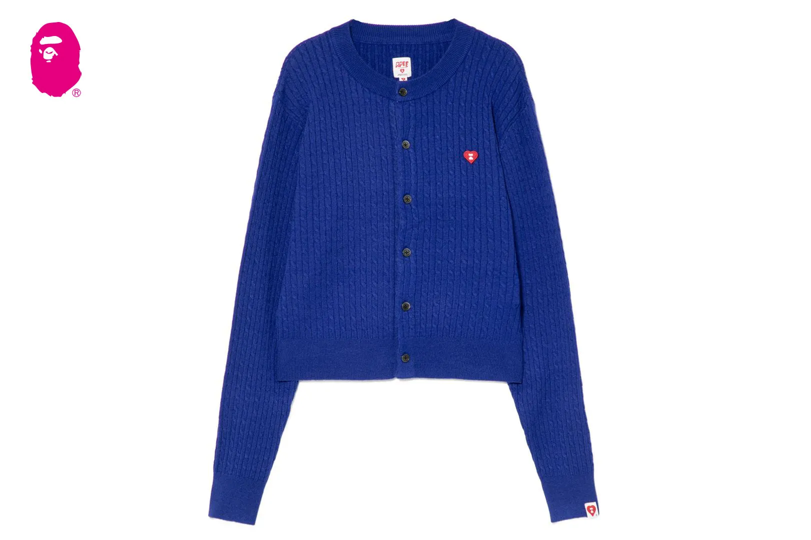 HEART BADGE CARDIGAN #1 sold by Bape product image thumbnail 4