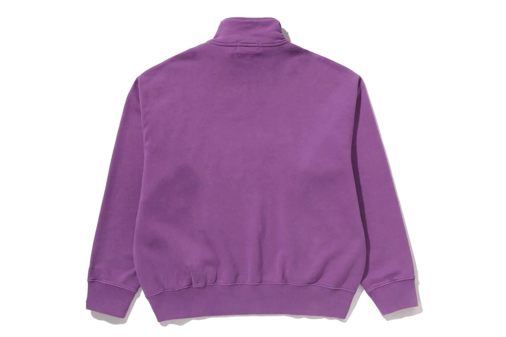 GARMENT DYE ONE POINT HALF ZIP RELAXED FIT CREWNECK SWEATSHIRT sold by Bape product image thumbnail 2