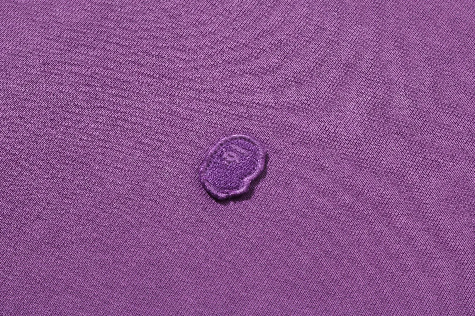 GARMENT DYE ONE POINT HALF ZIP RELAXED FIT CREWNECK SWEATSHIRT sold by Bape product image thumbnail 3