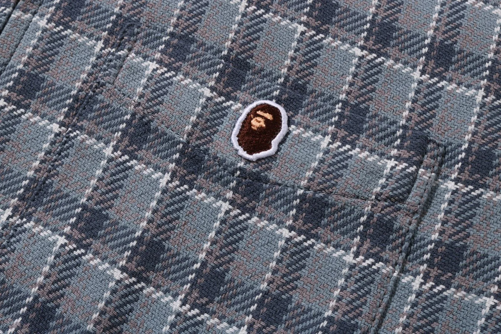 BAPE CHECK ZIP SHIRT sold by Bape product image thumbnail 3