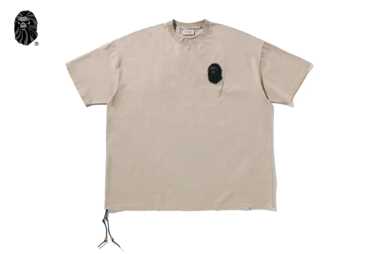 BAPE BLACK JAPANESE PATCH WASHED TEE sold by Bape product image thumbnail 3
