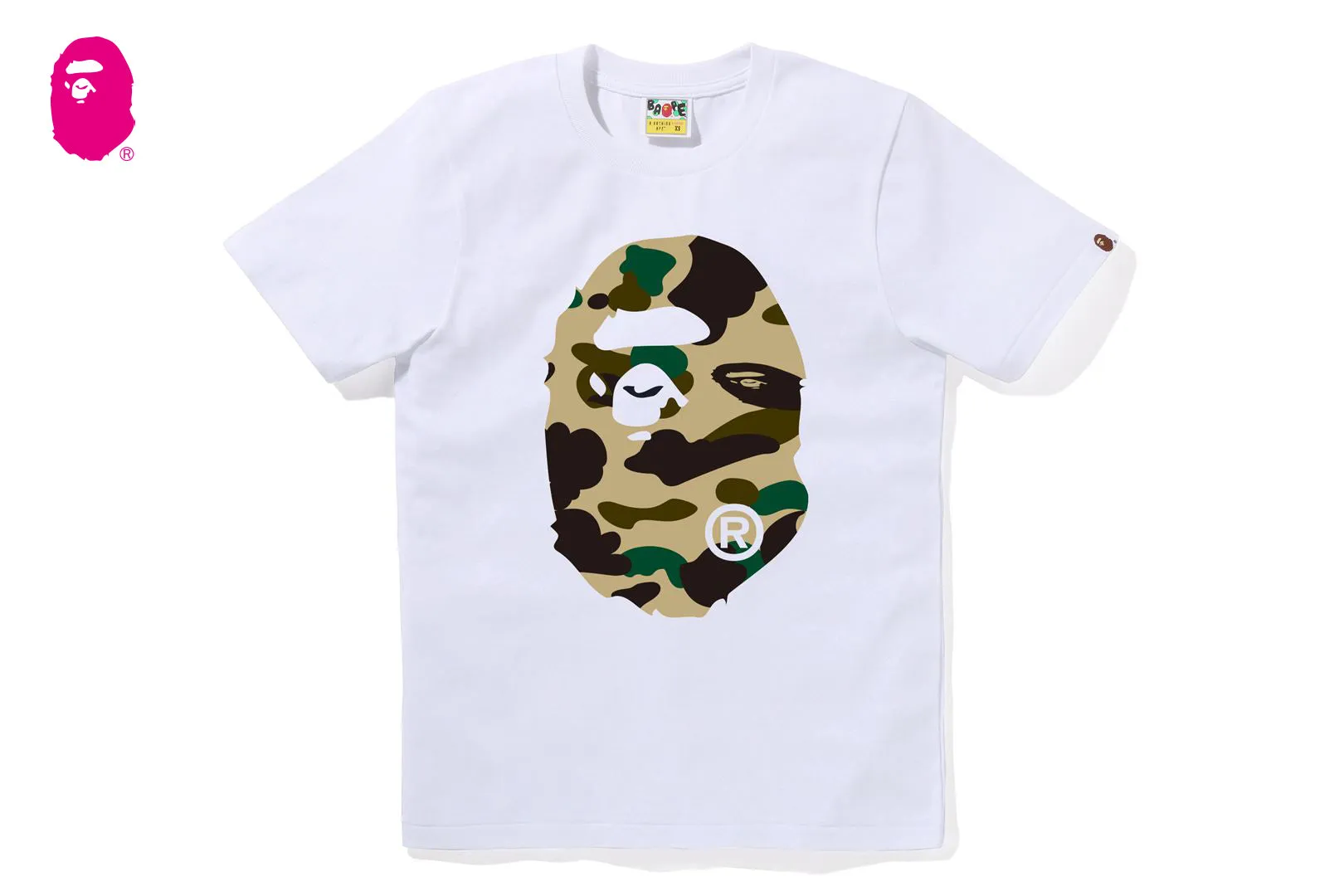1ST CAMO BIG APE HEAD TEE sold by Bape product image thumbnail 3