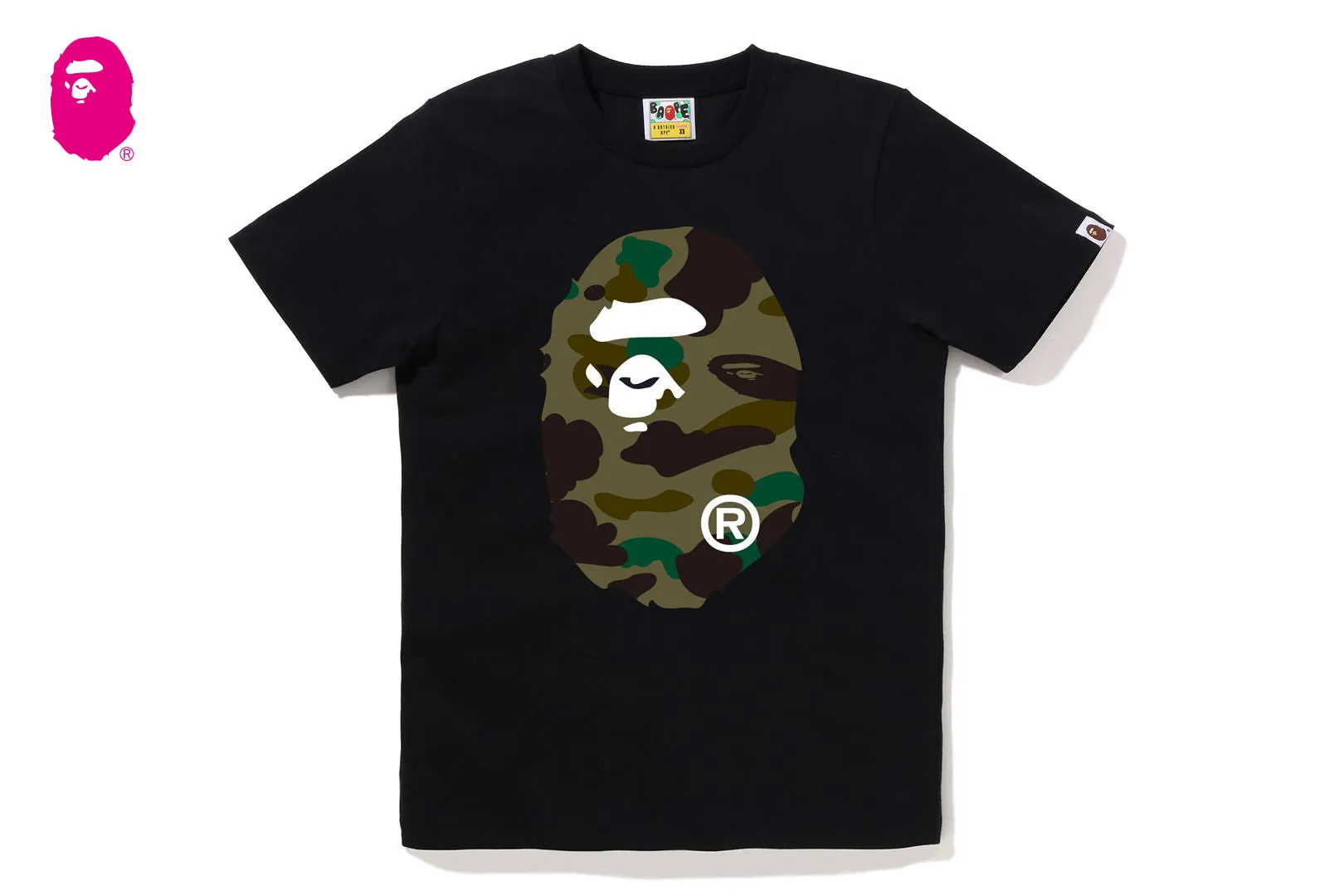 1ST CAMO BIG APE HEAD TEE sold by Bape product image thumbnail 5