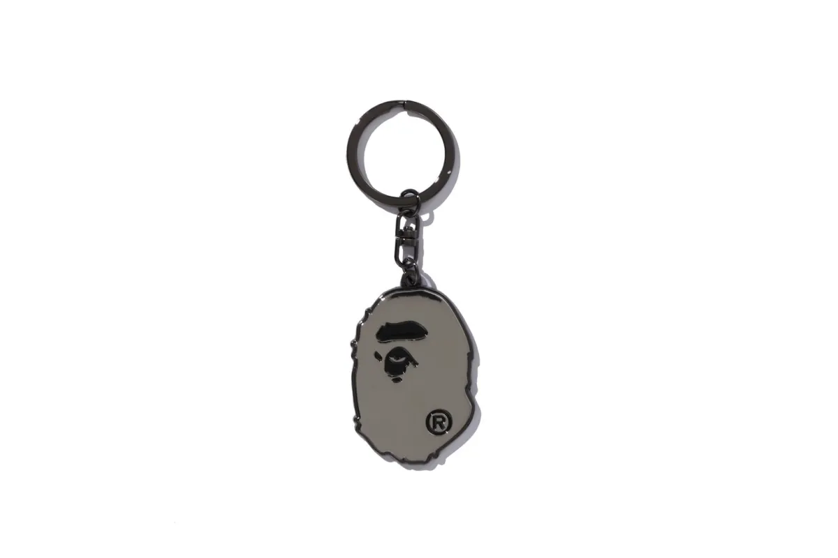 APE HEAD METAL KEYCHAIN sold by Bape