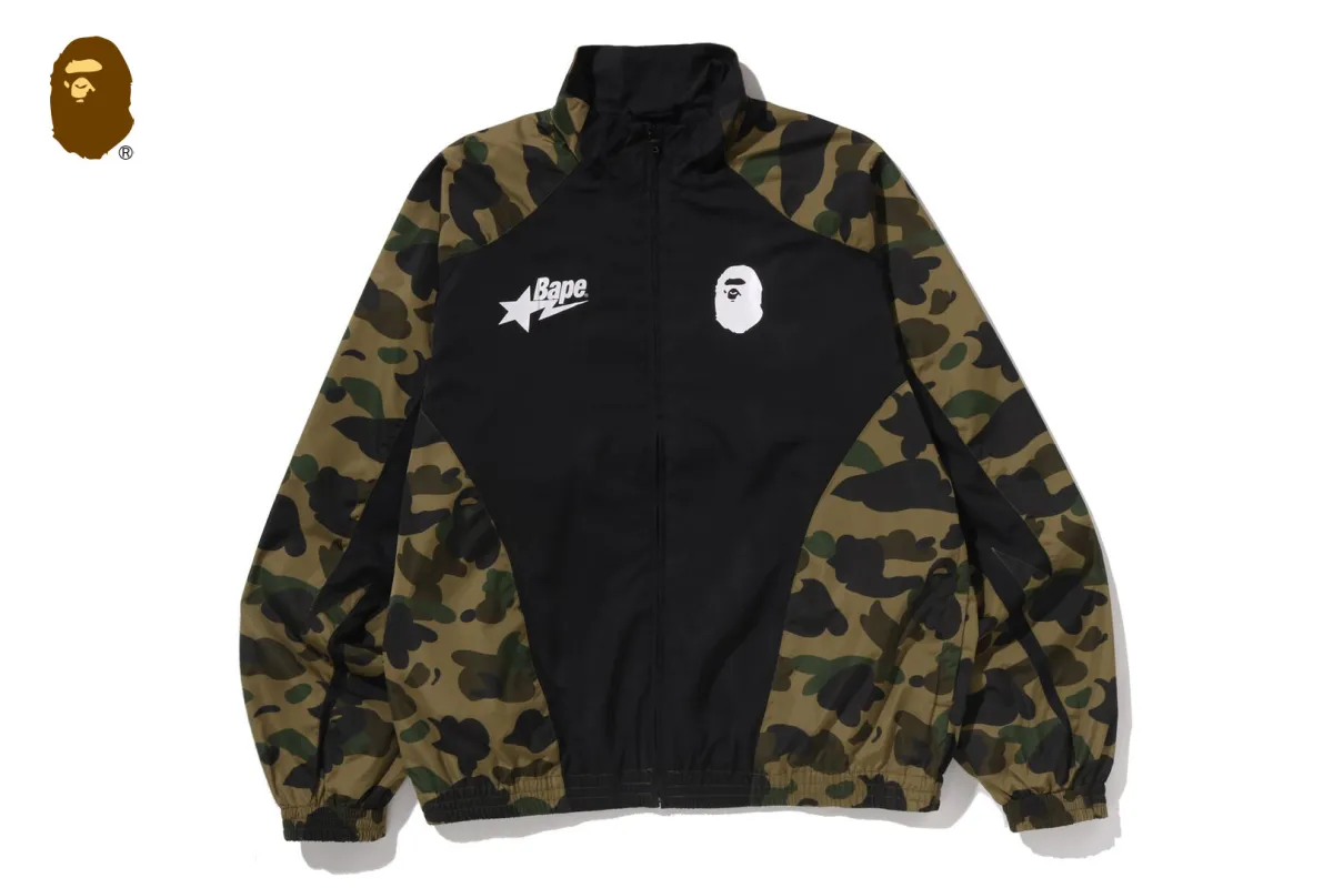 1ST CAMO STAND COLLAR TRACK JACKET made by Bape