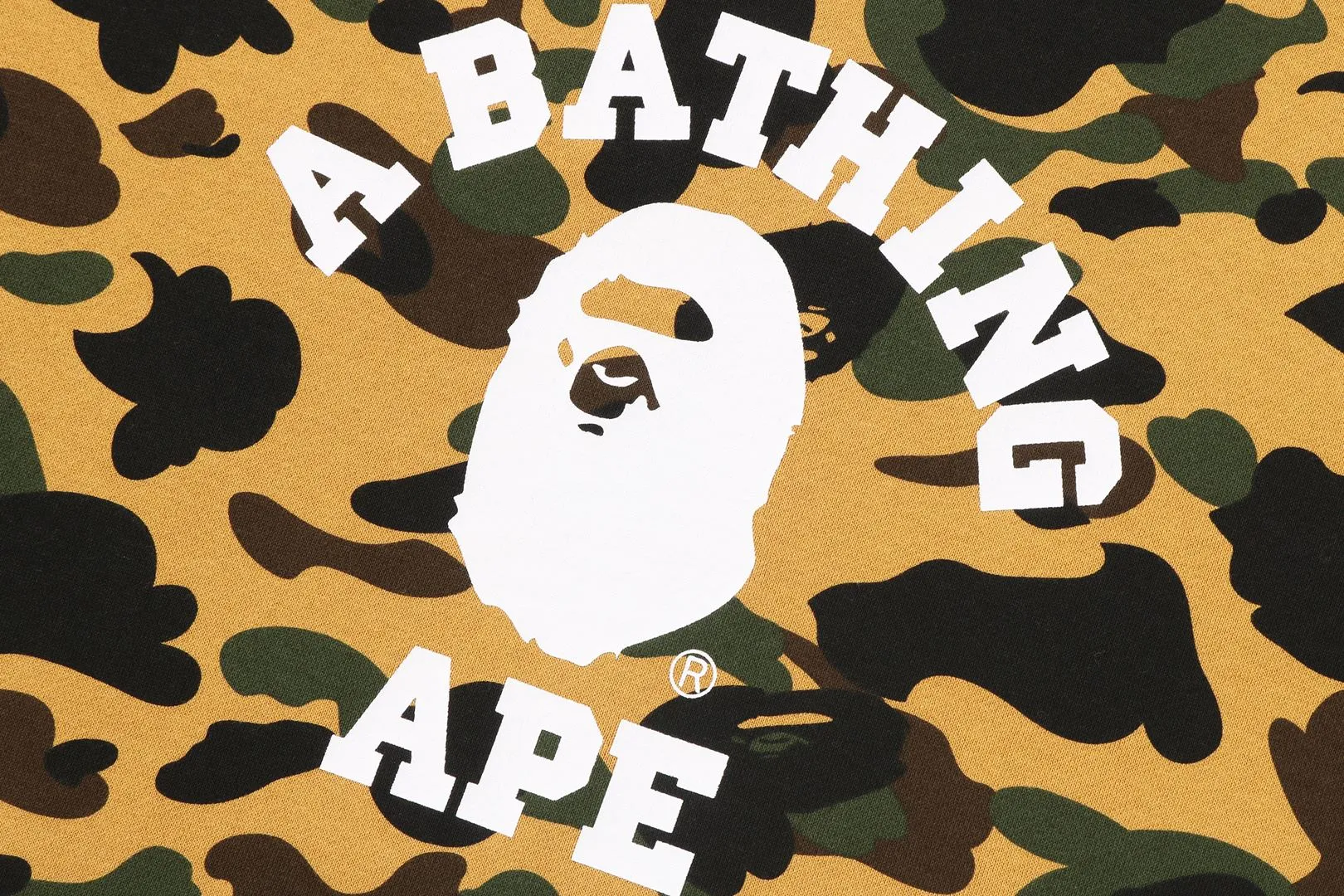 1ST CAMO COLLEGE CREWNECK SWEATSHIRT sold by Bape product image thumbnail 3