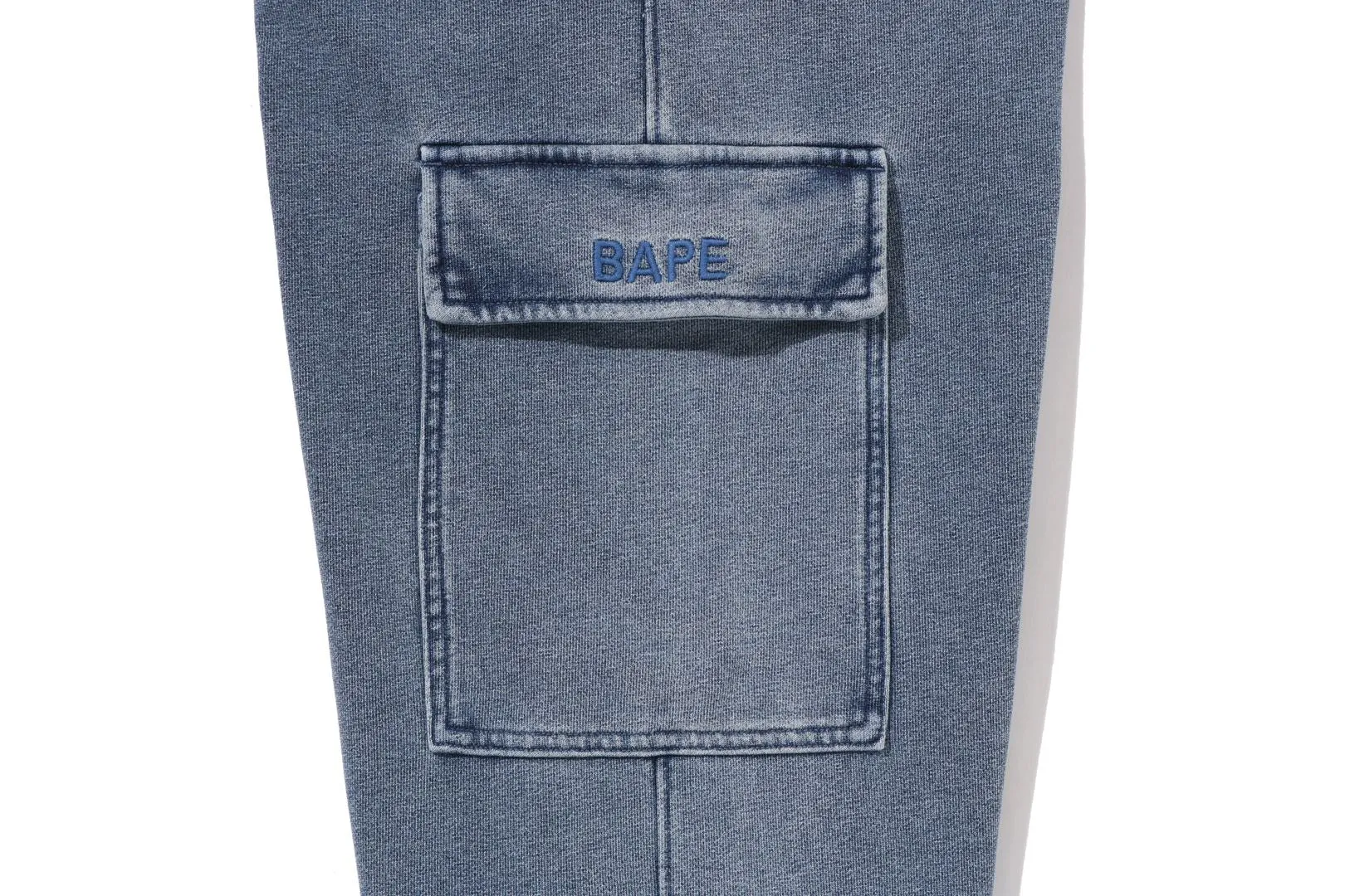 INDIGO STRAIGHT SWEAT PANTS sold by Bape product image thumbnail 3
