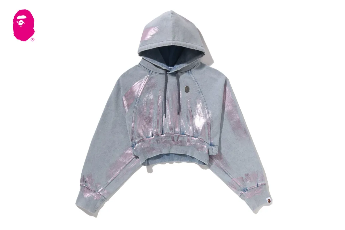 FOIL WASHED ONE POINT PULLOVER HOODIE made by Bape