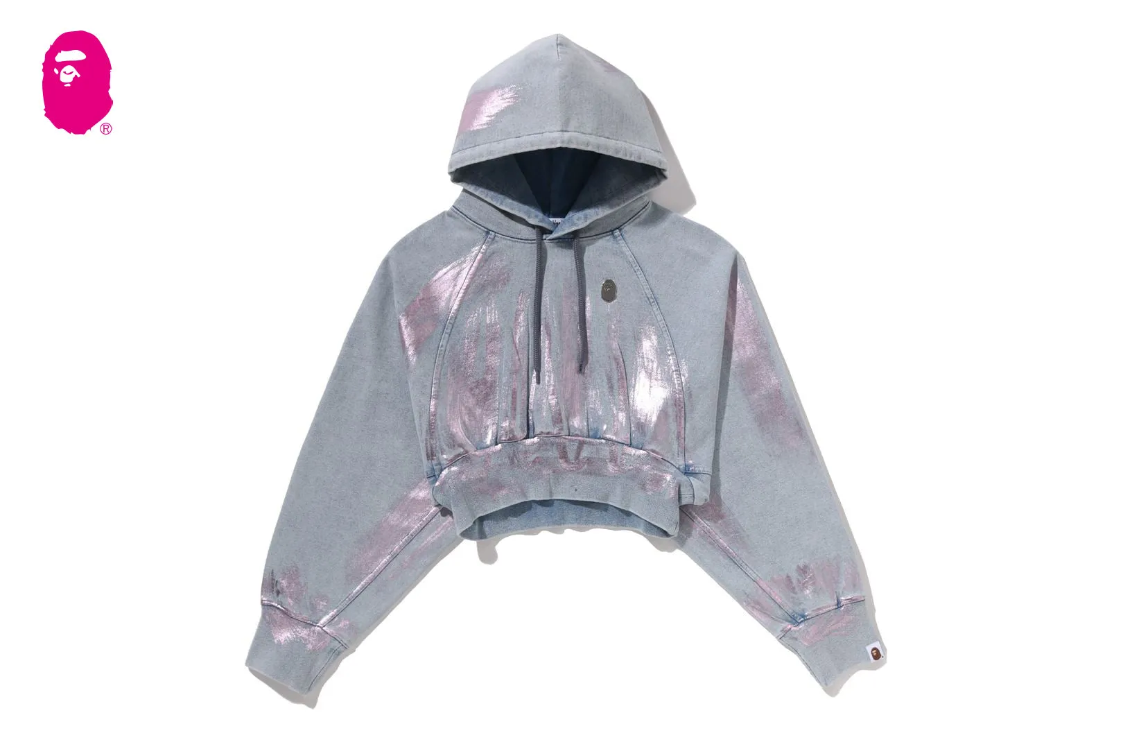 FOIL WASHED ONE POINT PULLOVER HOODIE sold by Bape