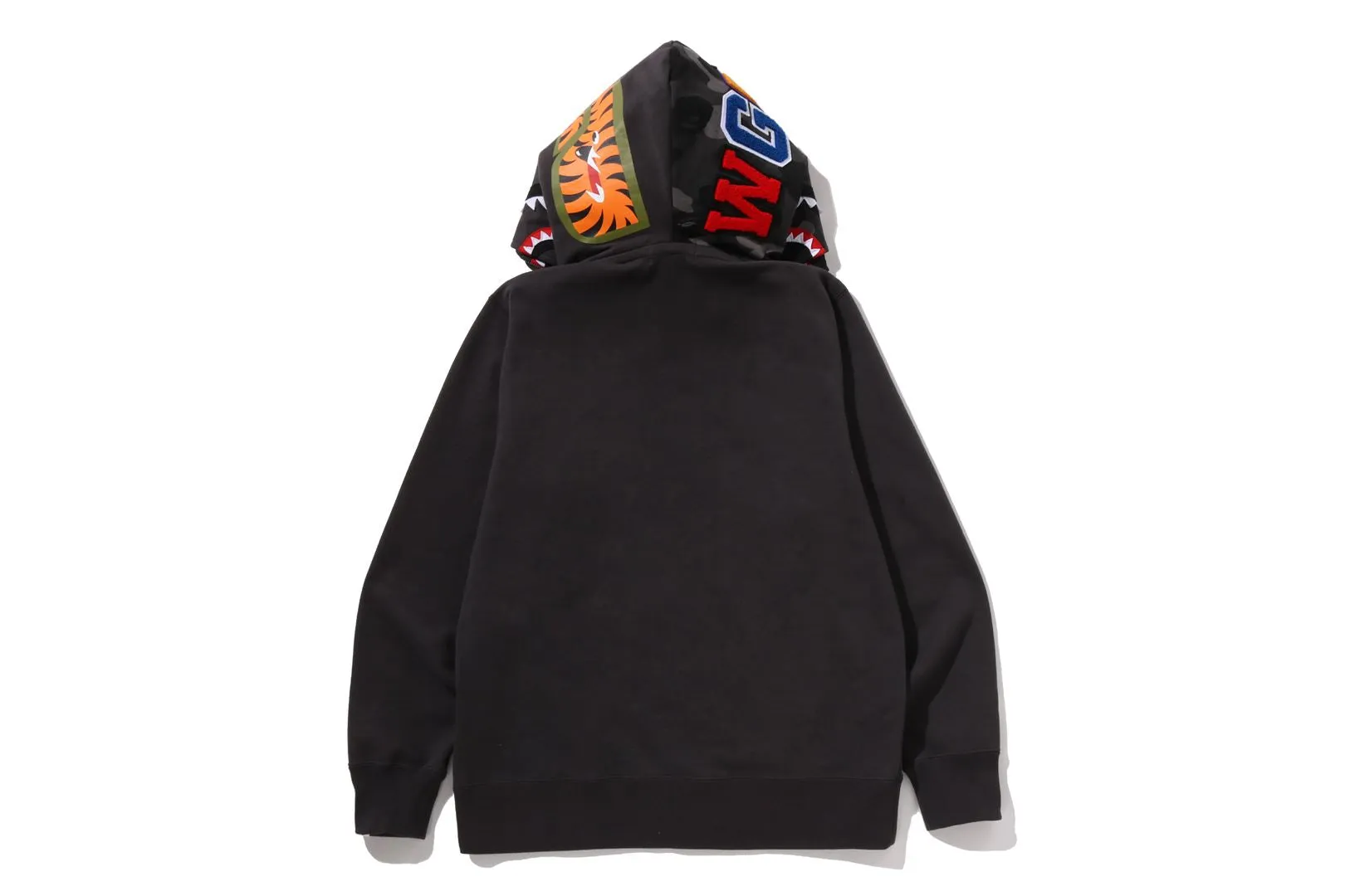 COLOR CAMO SHARK FULL ZIP DOUBLE HOODIE sold by Bape product image thumbnail 4