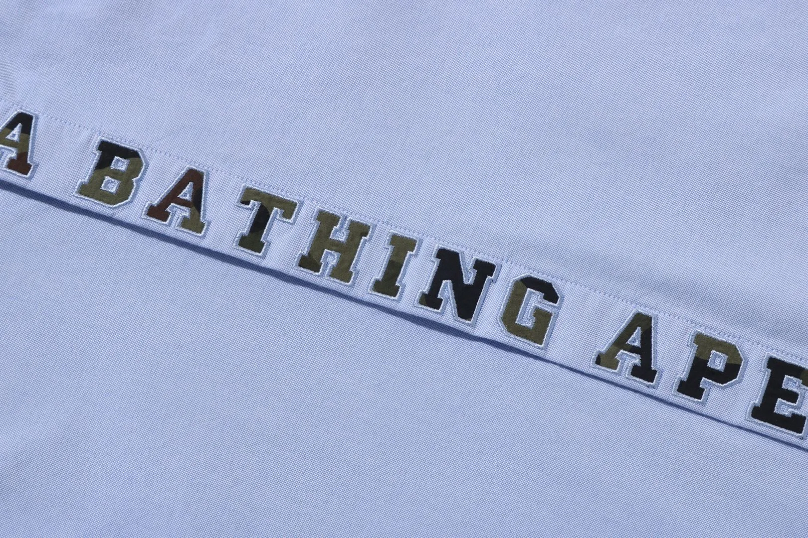 1ST CAMO APPLIQUE OXFORD LS SHIRT sold by Bape product image thumbnail 3