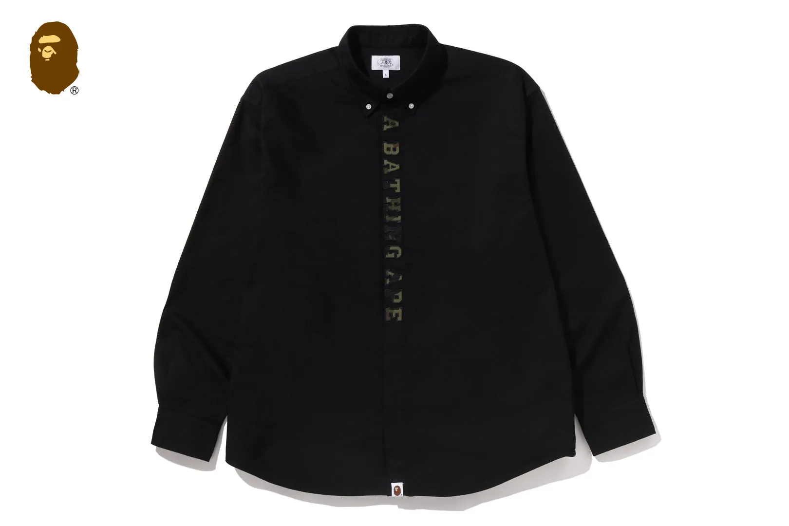 1ST CAMO APPLIQUE OXFORD LS SHIRT sold by Bape product image thumbnail 4
