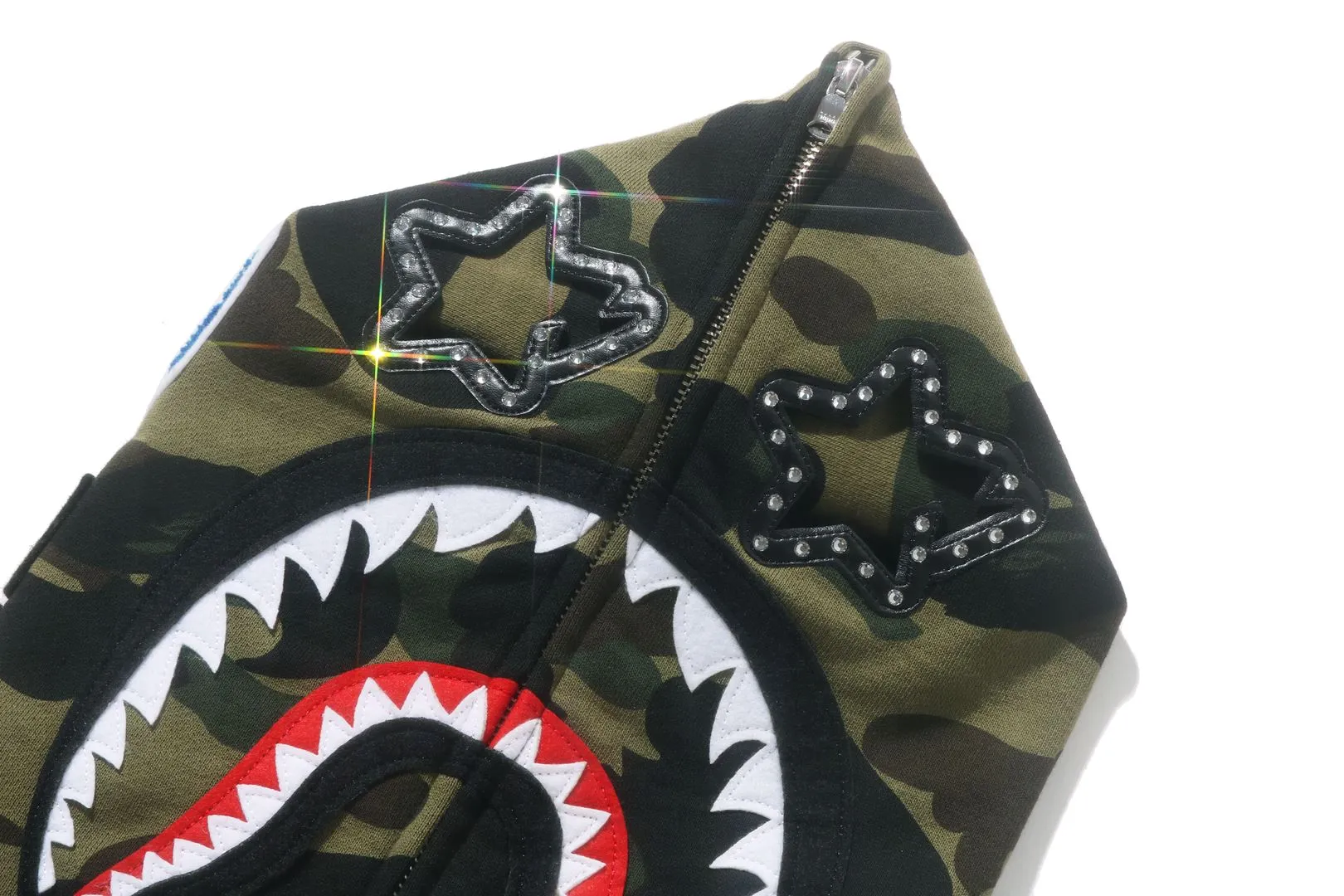 1ST CAMO SHARK FULL ZIP HOODIE sold by Bape product image thumbnail 4