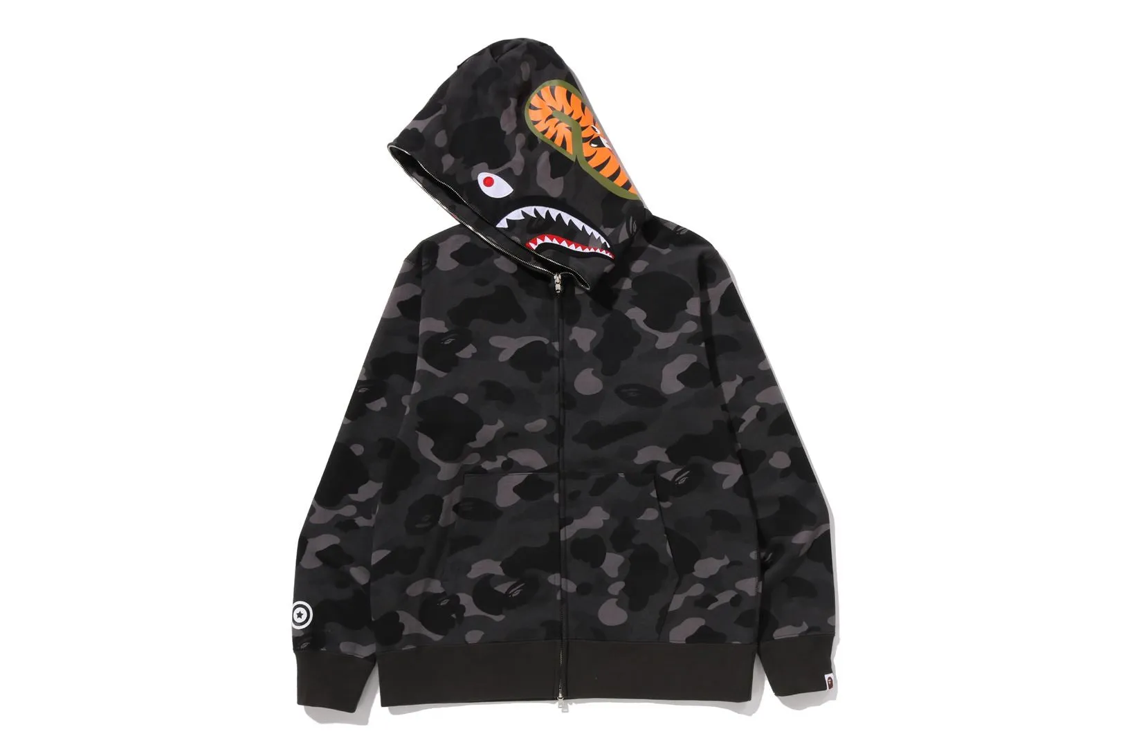 COLOR CAMO SHARK FULL ZIP HOODIE sold by Bape product image thumbnail 2