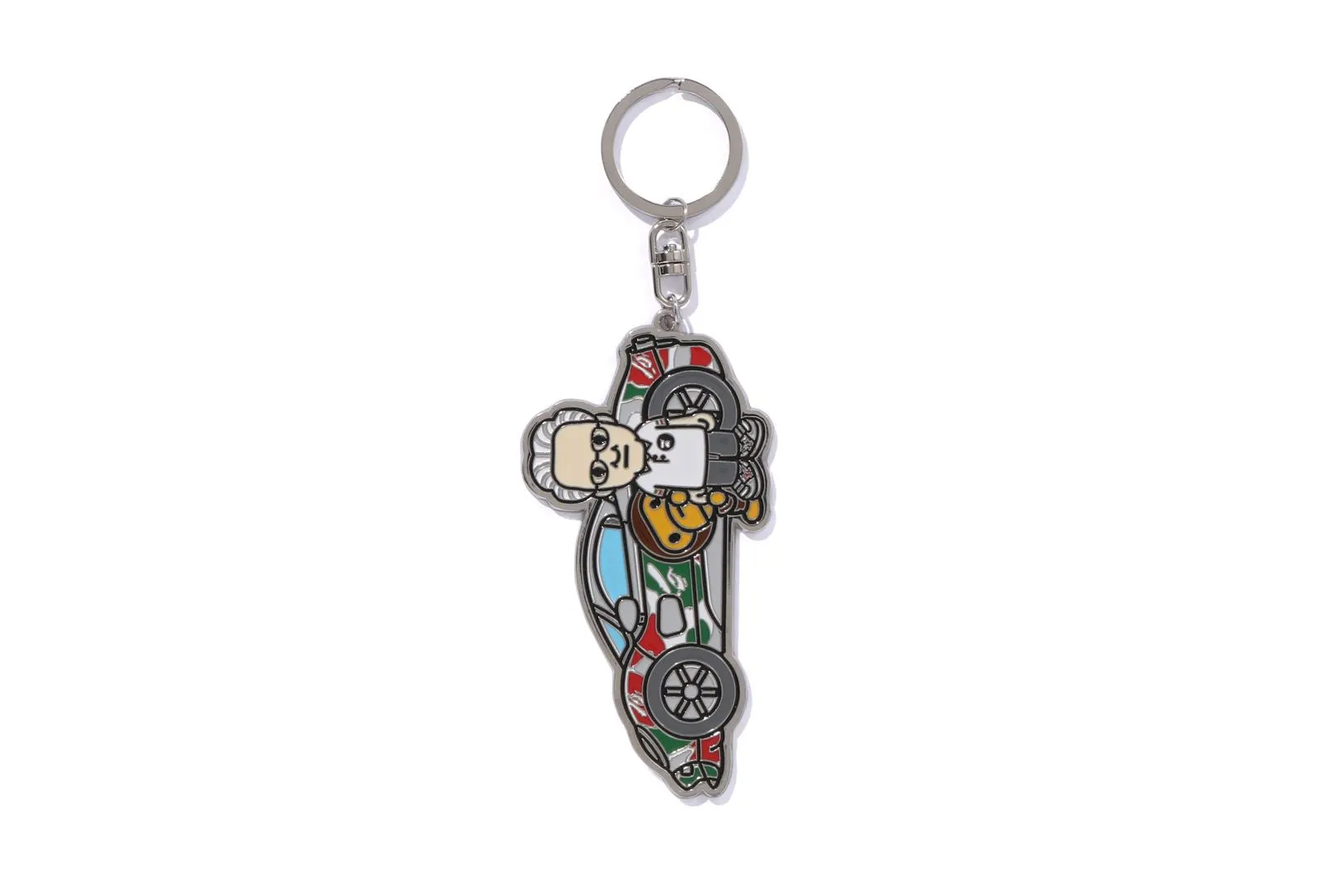 【 BAPE X PAGANI 】CAMO KEYCHAIN sold by Bape