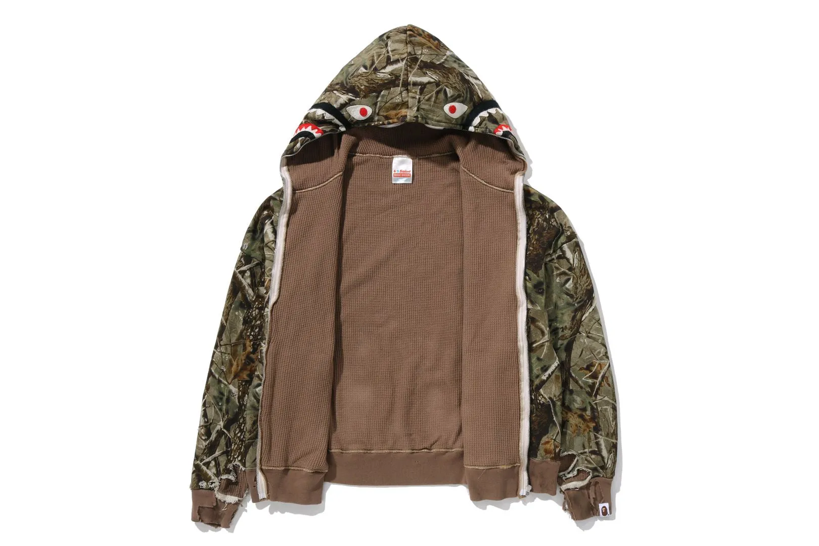 【 BAPE X SAINT MXXXXXX 】SHARK FULL ZIP HOODIE sold by Bape product image thumbnail 3