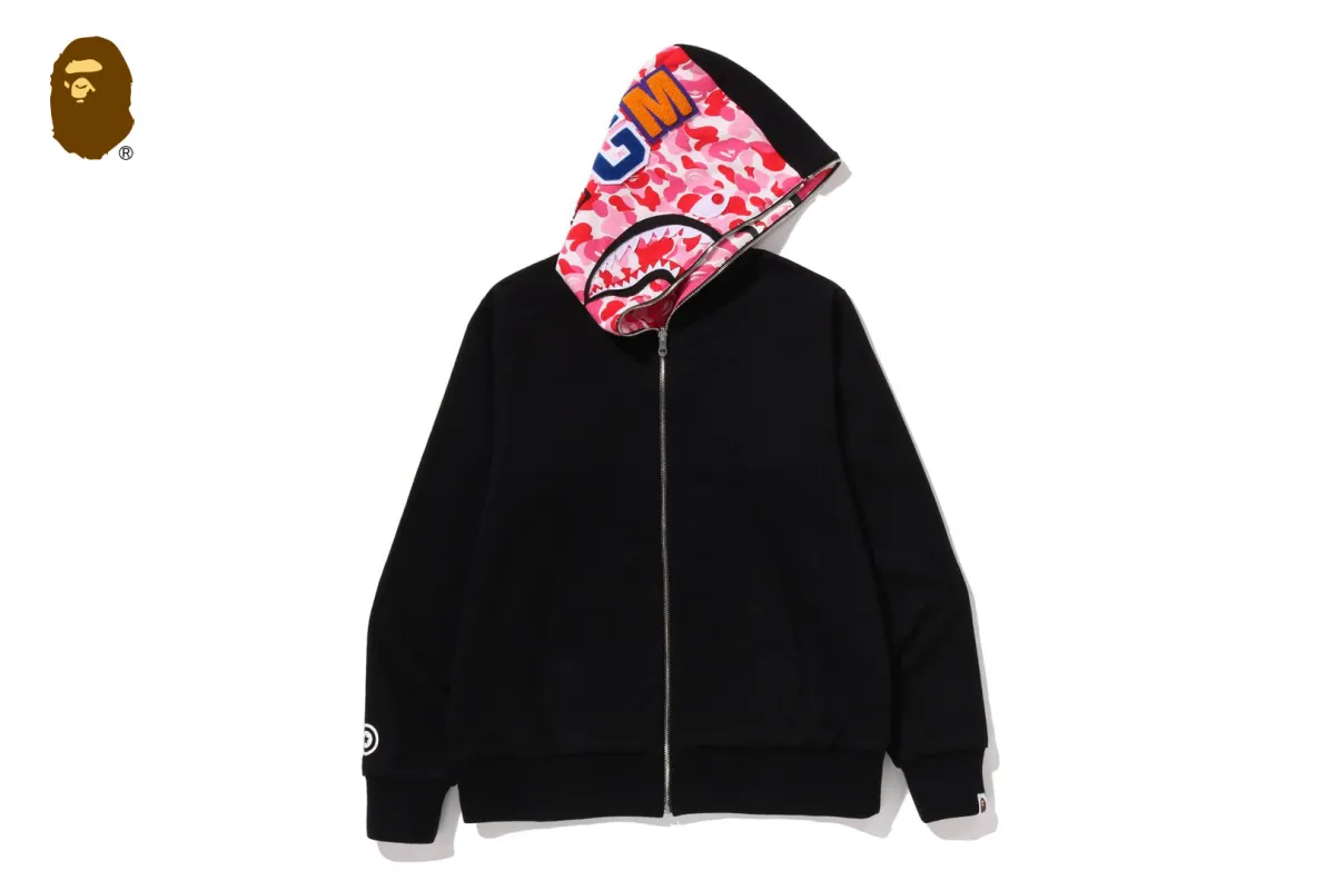 ABC CAMO REVERSIBLE SHARK FULL ZIP HOODIE made by Bape