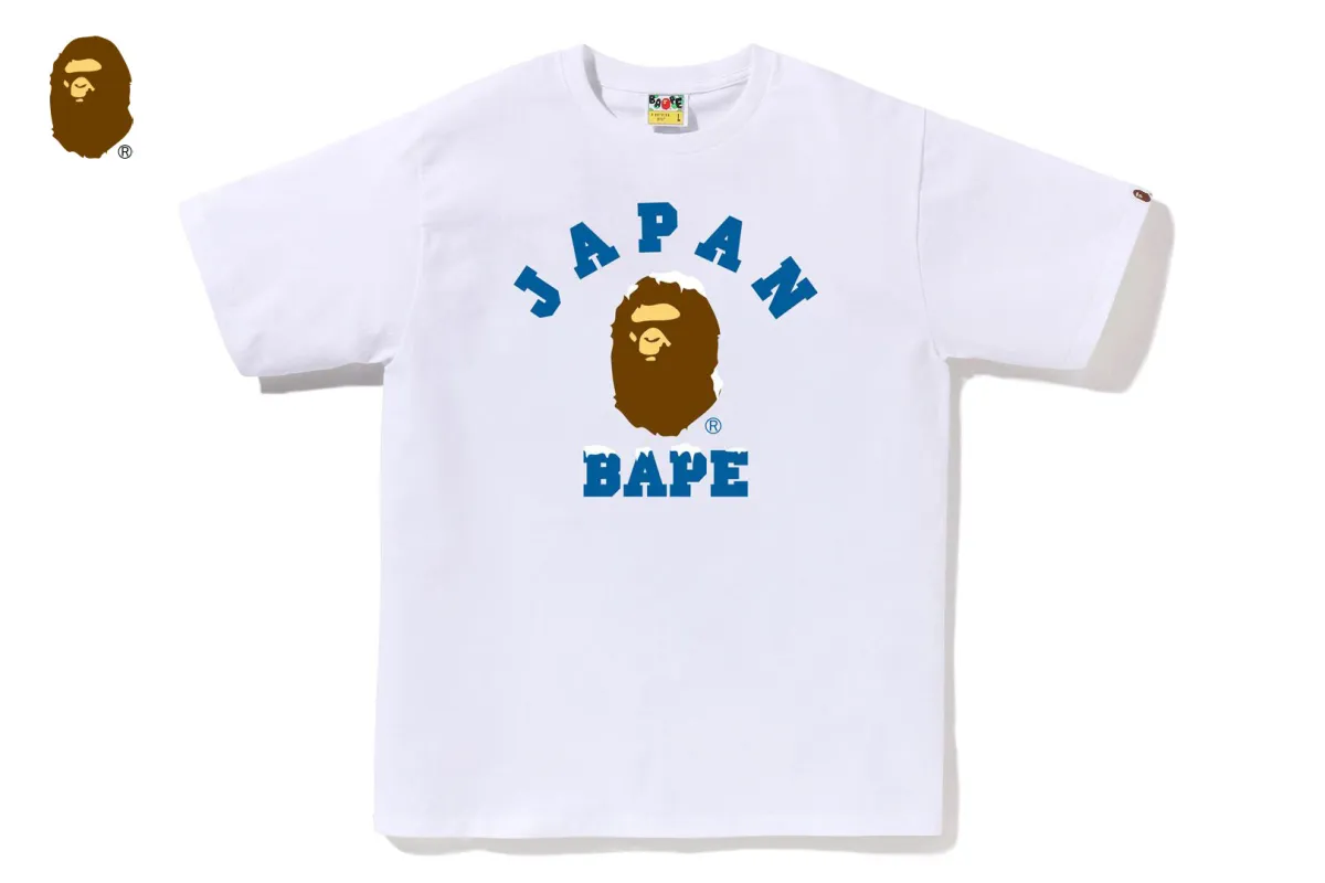 JAPAN CITY COLLEGE TEE made by Bape
