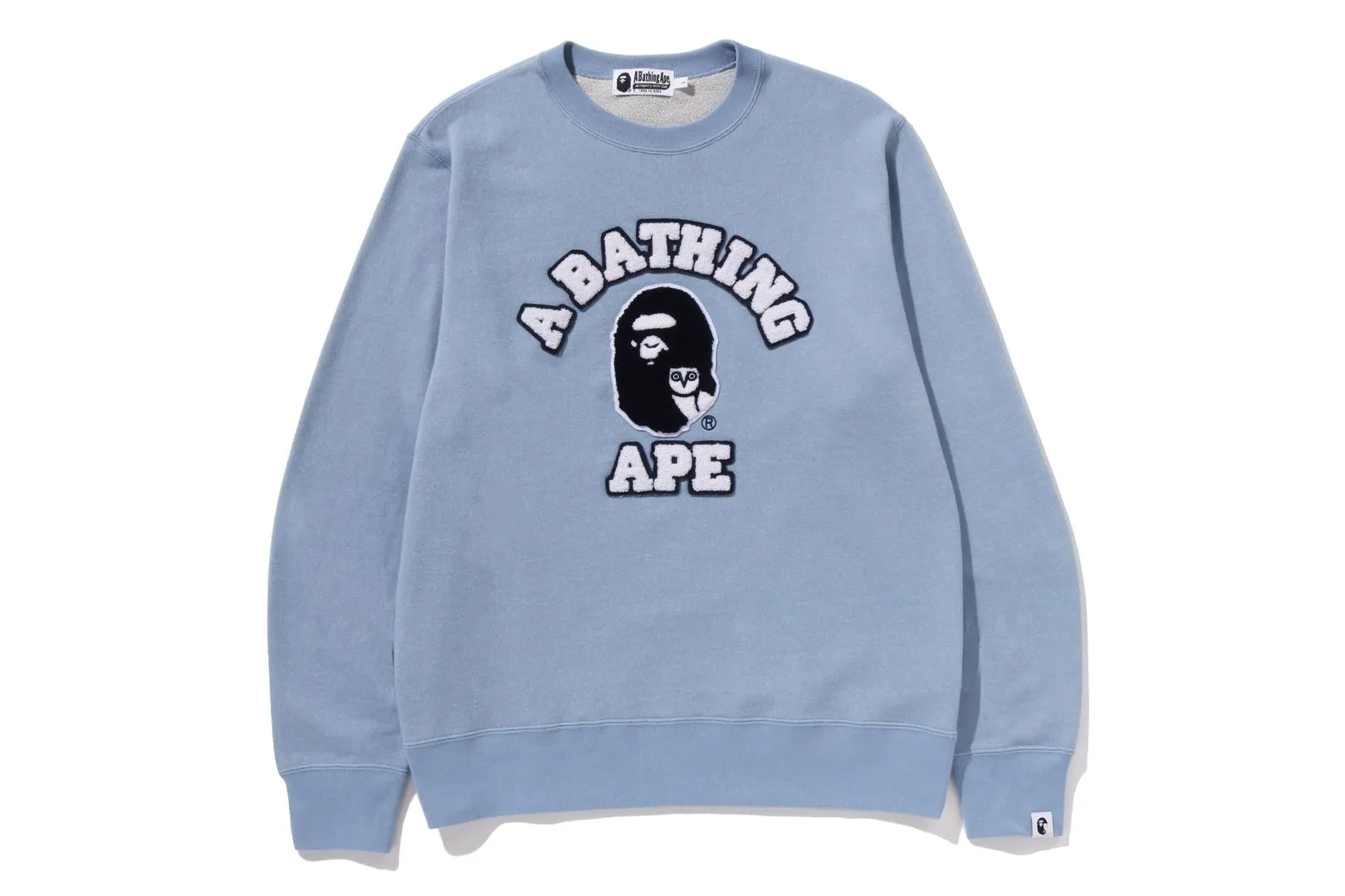 【 BAPE X OVO 】COLLEGE CREWNECK sold by Bape
