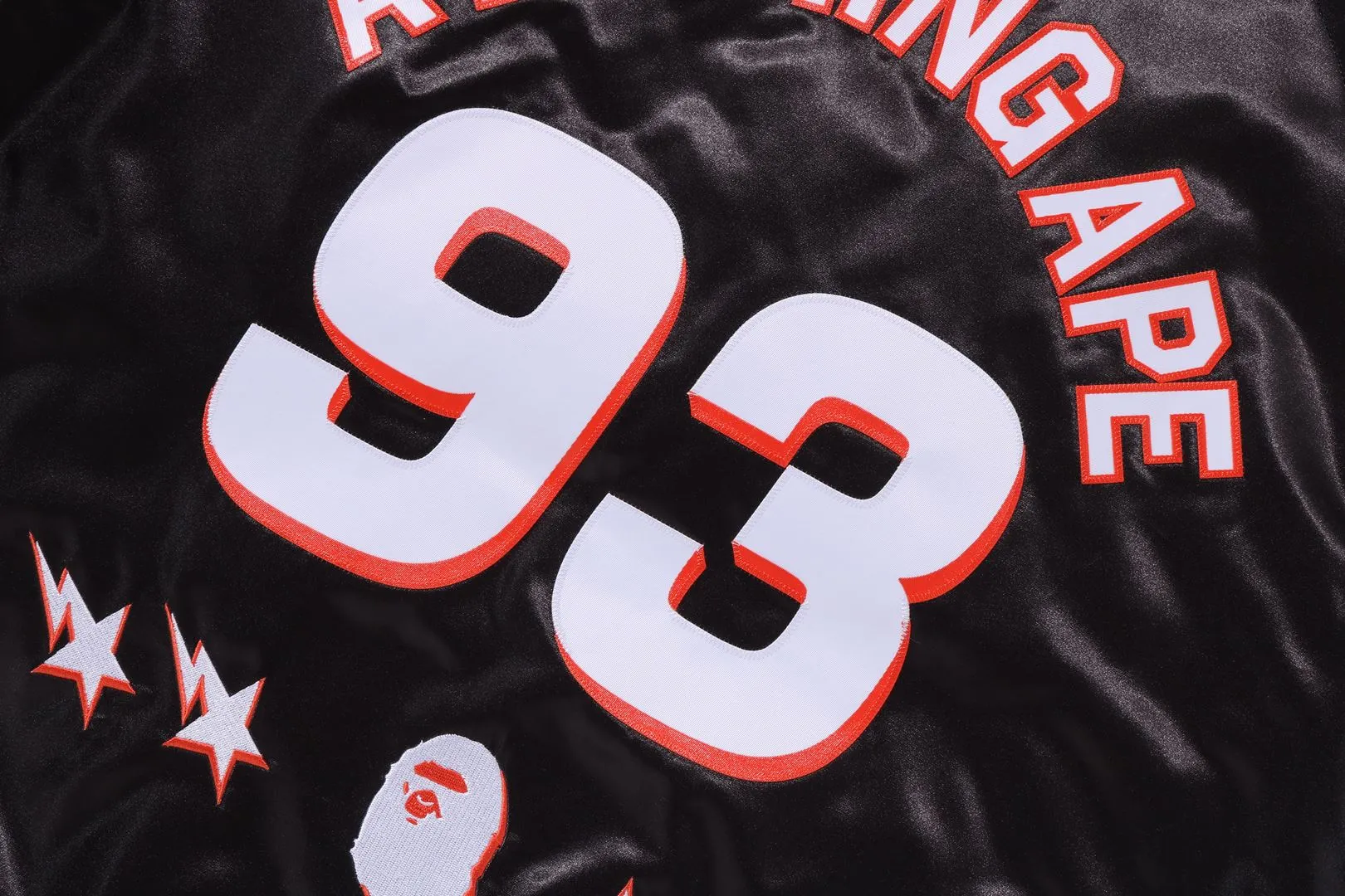 【 BAPE X M&N NBA 】PHOENIX SUNS SATIN JACKET sold by Bape product image thumbnail 5