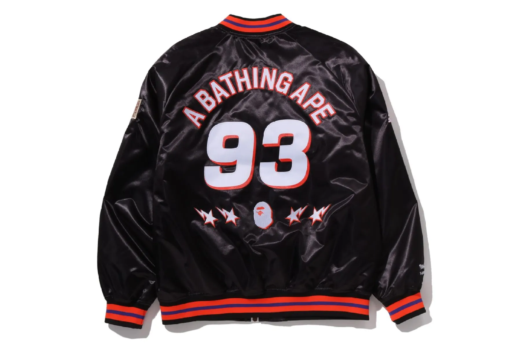 BAPE X M&N NBA 】PHOENIX SUNS SATIN JACKET | Parallel