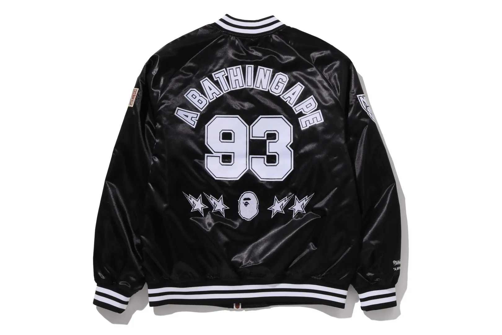 【 BAPE X M&N NBA 】NEW JERSEY NETS SATIN JACKET sold by Bape product image thumbnail 3