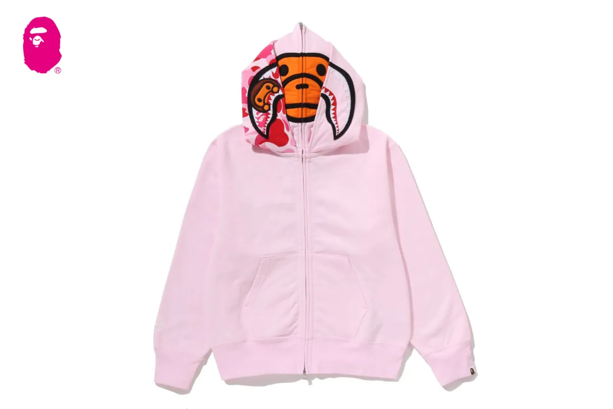 MILO SHARK FULL ZIP DOUBLE HOODIE sold by Bape