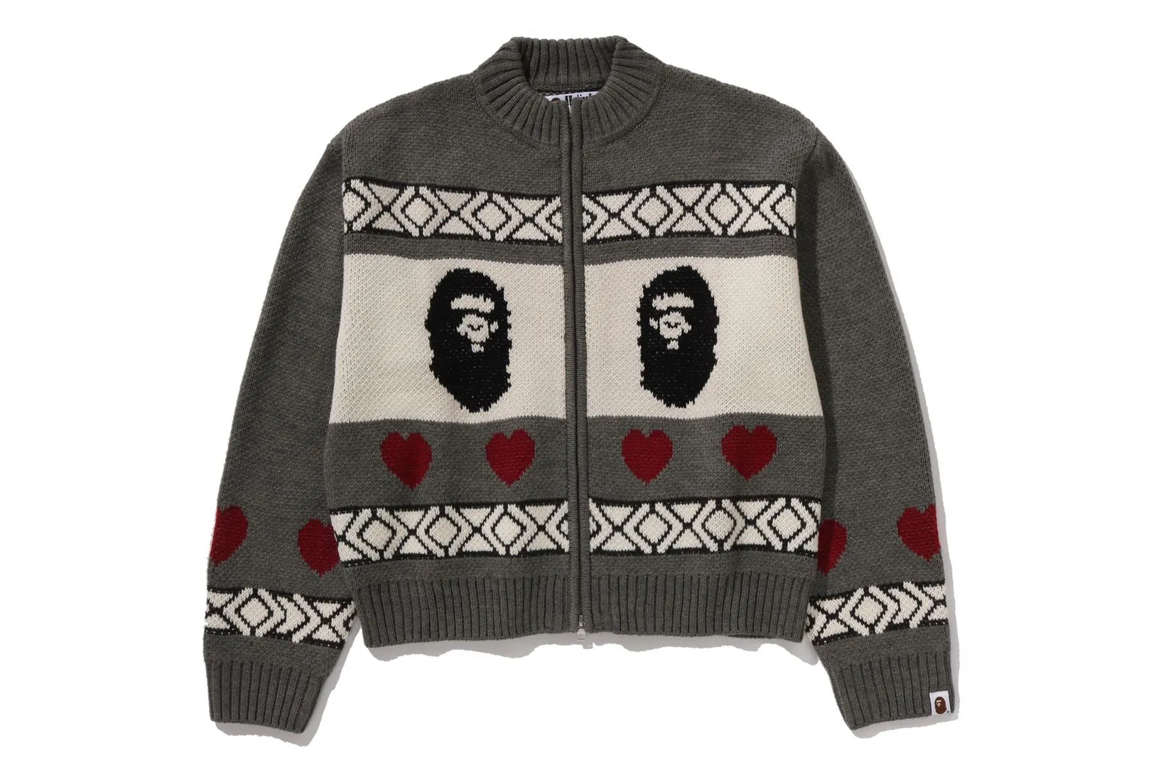 【 BAPE X MOUSSY 】KNIT CARDIGAN sold by Bape