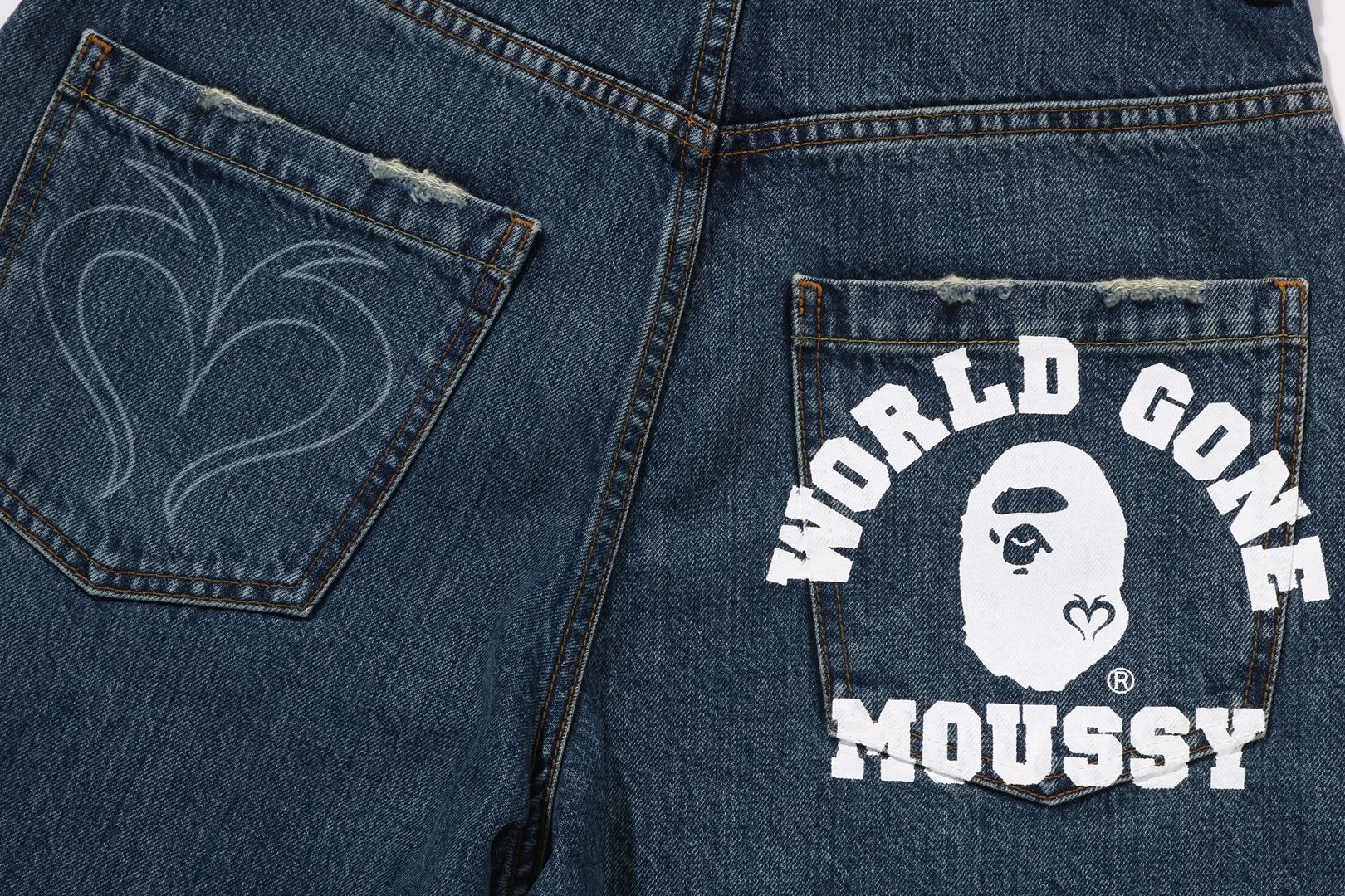 【 BAPE X MOUSSY 】CURVE STRAIGHT sold by Bape product image thumbnail 4