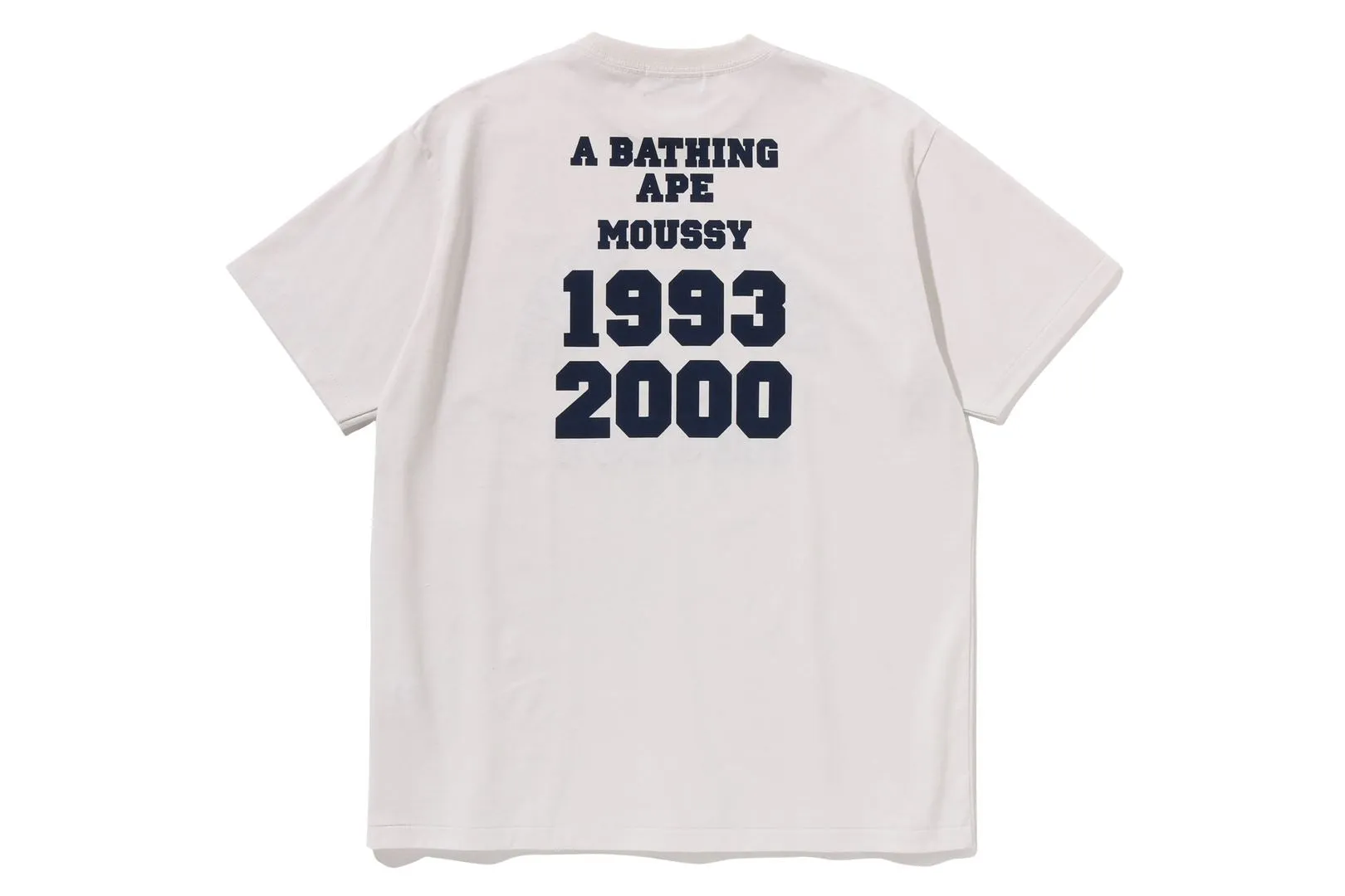 【 BAPE X MOUSSY 】COLLEGE PATCH TEE sold by Bape product image thumbnail 2