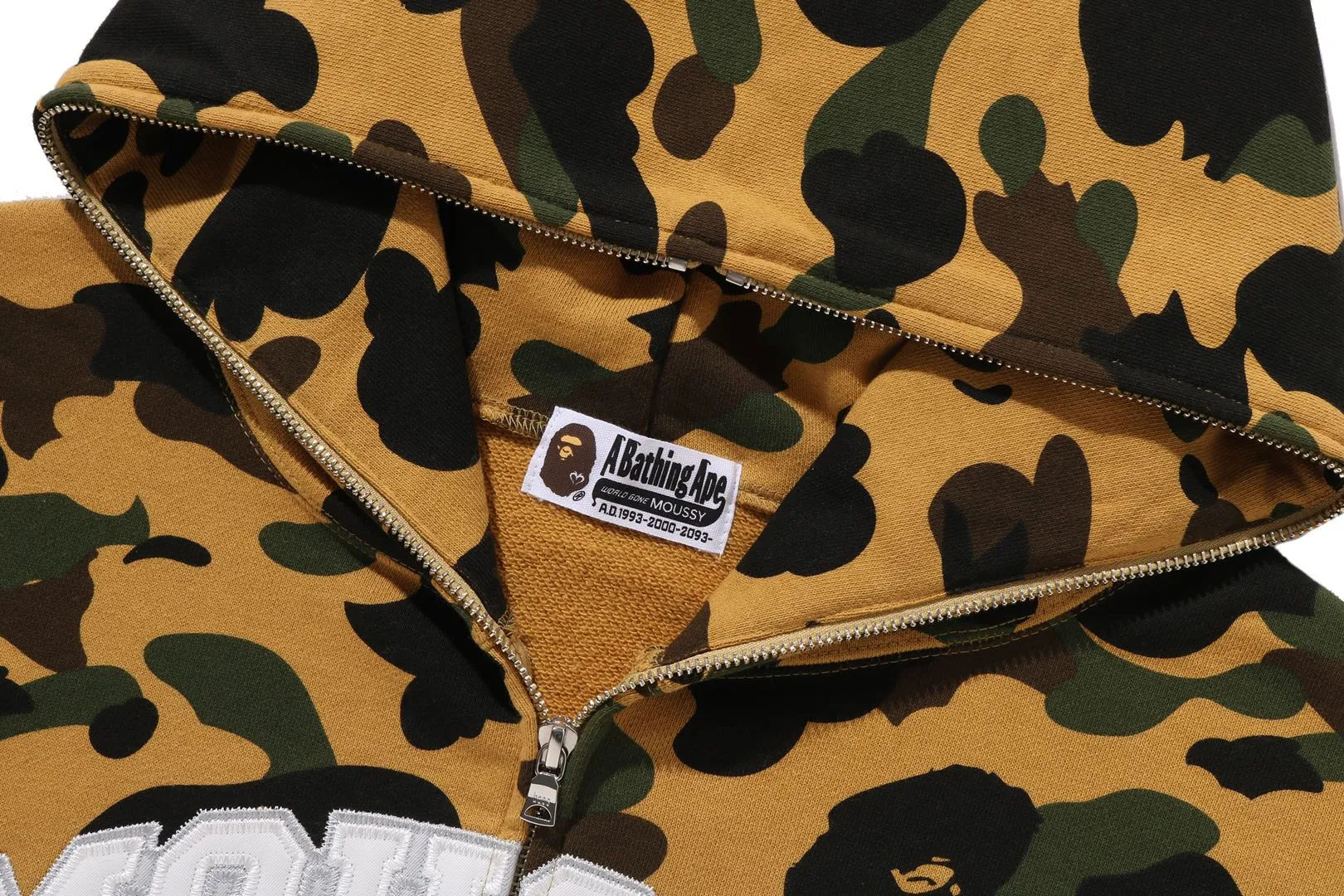 【 BAPE X MOUSSY 】COLLEGE LOGO ZIP HOODIE sold by Bape product image thumbnail 5