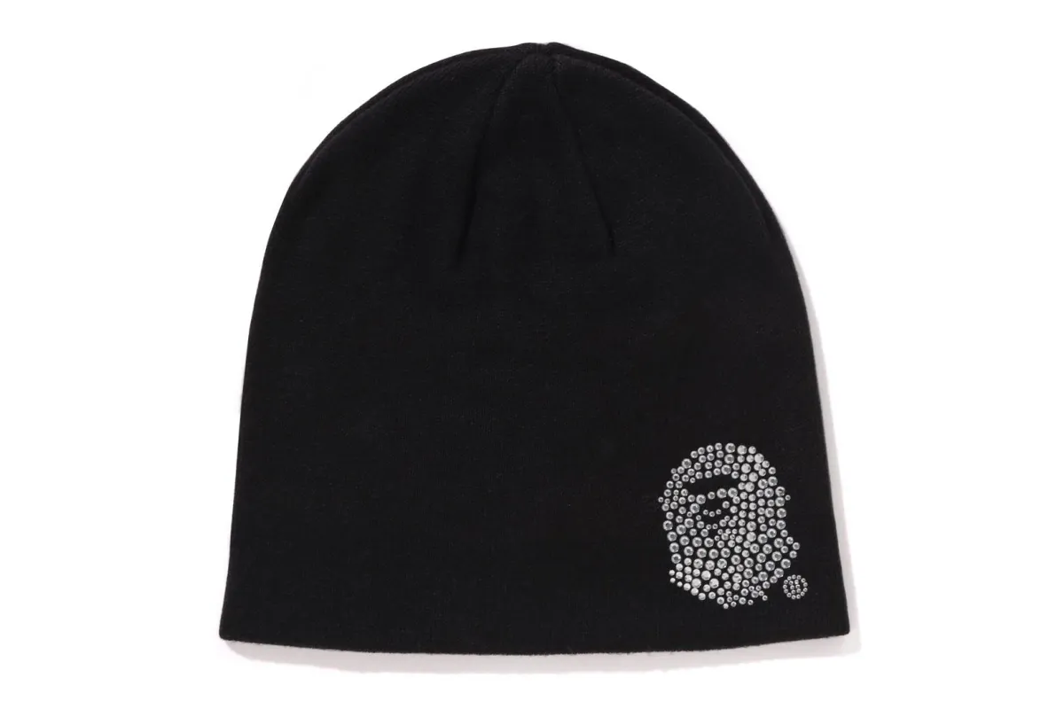 CRYSTAL APE HEAD BEANIE sold by Bape