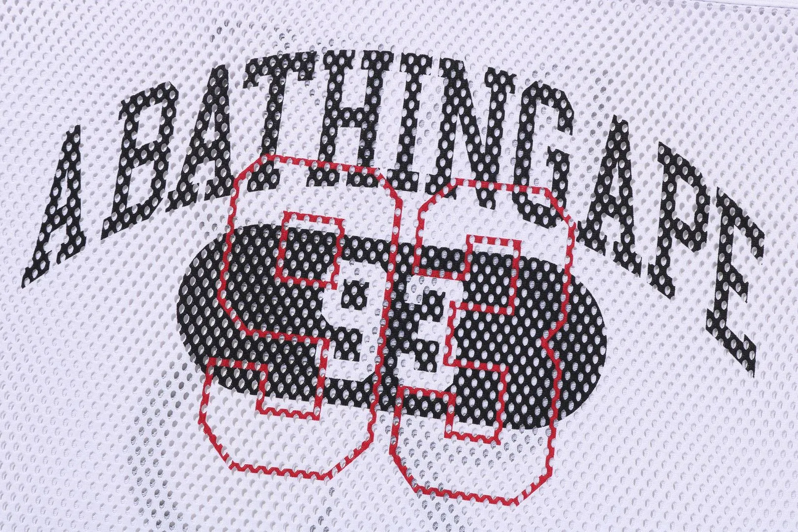 LINE CAMO MULTI LOGO RELAXED FIT FOOTBALL JERSEY sold by Bape product image thumbnail 3