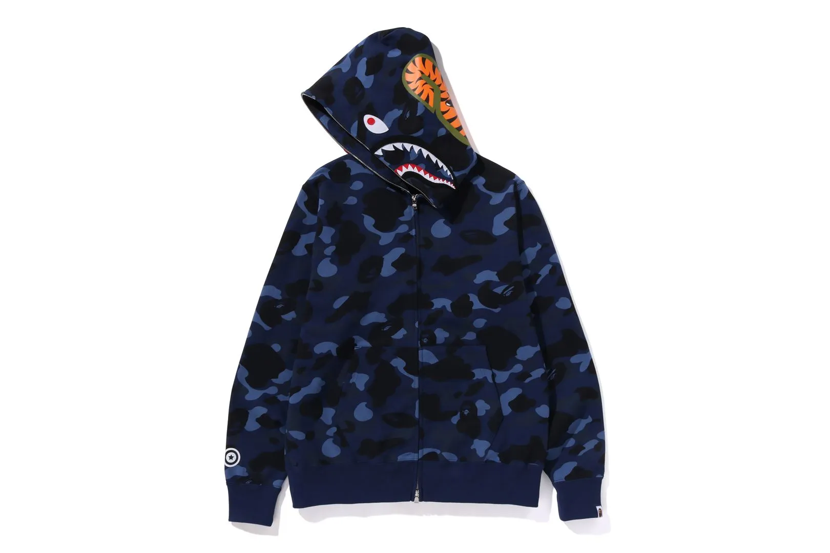 COLOR CAMO SHARK FULL ZIP HOODIE sold by Bape product image thumbnail 2