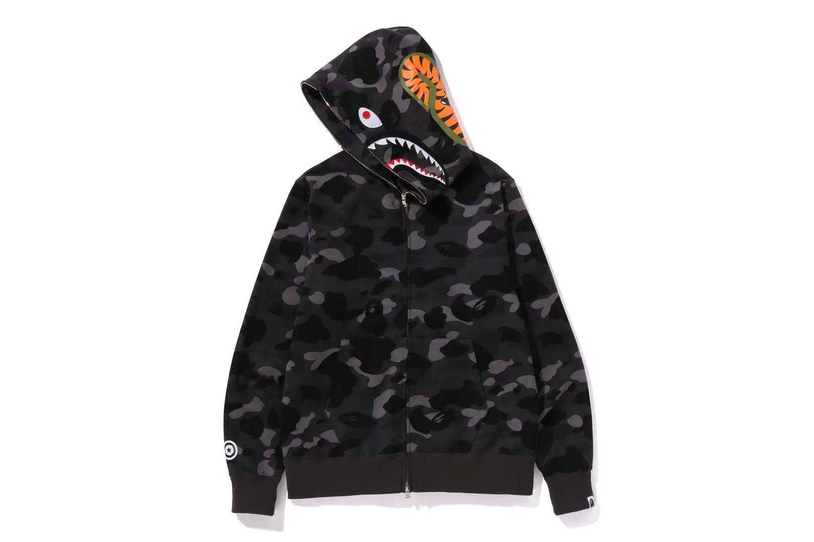 COLOR CAMO SHARK FULL ZIP HOODIE sold by Bape product image thumbnail 4