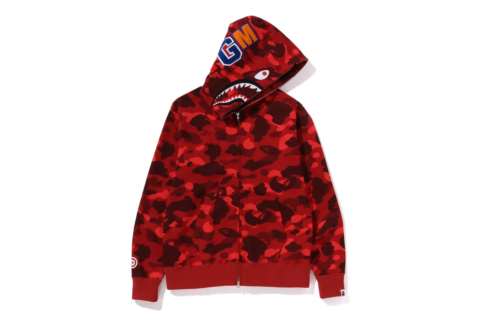 COLOR CAMO SHARK FULL ZIP HOODIE sold by Bape product image thumbnail 5