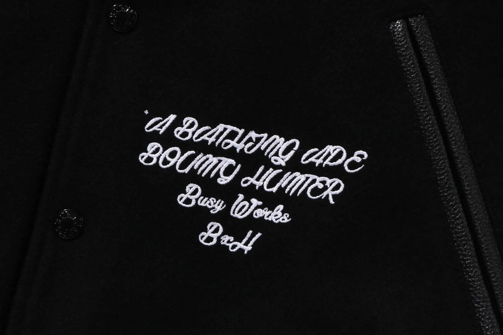 【 BAPE X BOUNTY HUNTER 】VARSITY JACKET sold by Bape product image thumbnail 5