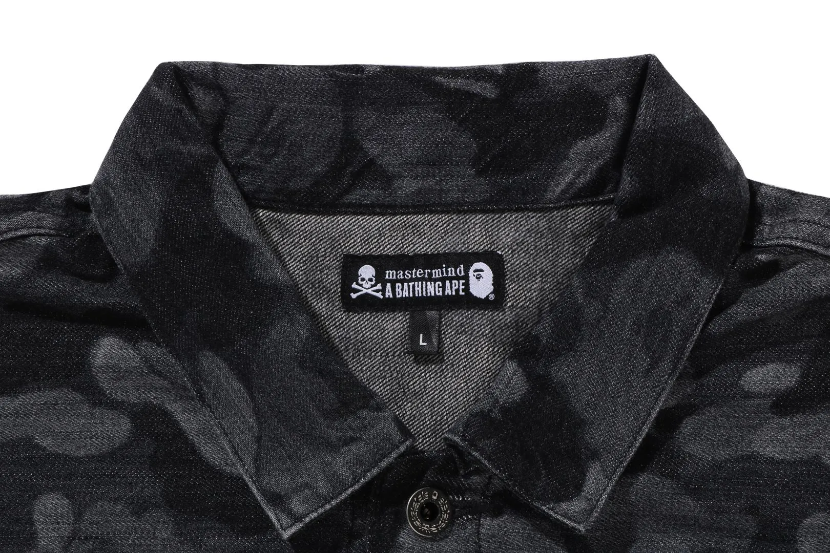 【 BAPE X MMJ 】SKULL CAMO 12 OZ DENIM JACKET 14TH sold by Bape product image thumbnail 5
