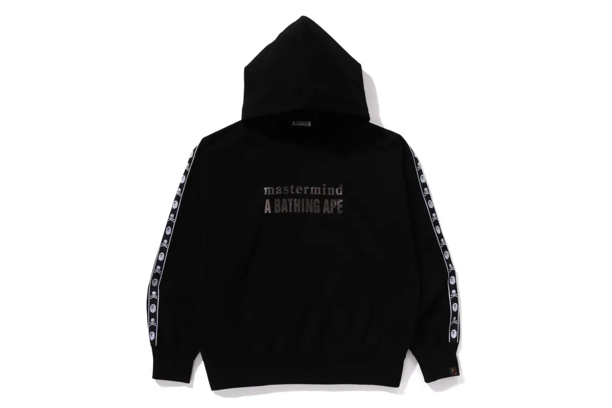 【 BAPE X MMJ 】LOGO RELAXED FIT PULLOVER HOODIE 14TH made by Bape