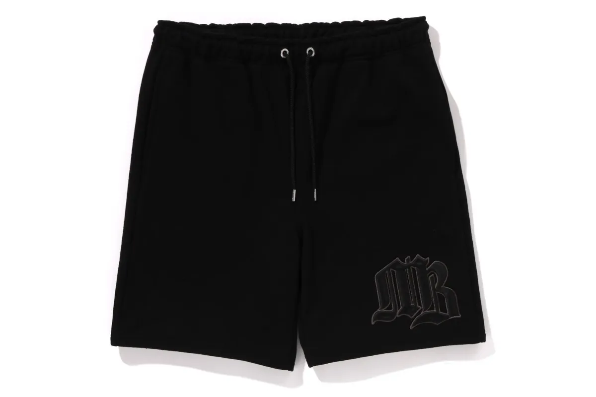 【 BAPE X MMJ 】LOGO REGULAR FIT SWEAT SHORTS 14TH sold by Bape