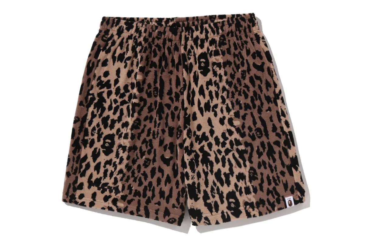 【 BAPE BY KAZUKI KURAISHI 】LEOPARD JACQUARD SHORTS made by Bape
