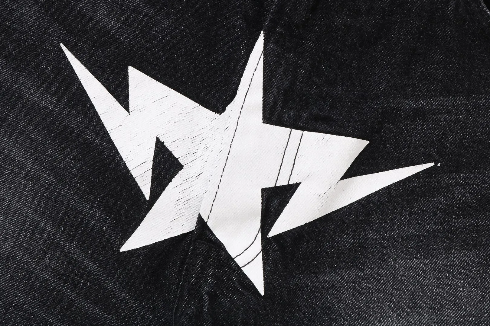 TWIN STA RELAXED FIT DENIM SHORTS sold by Bape product image thumbnail 3