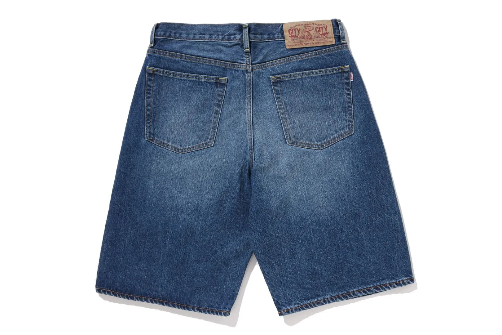 TWIN STA RELAXED FIT DENIM SHORTS sold by Bape product image thumbnail 5