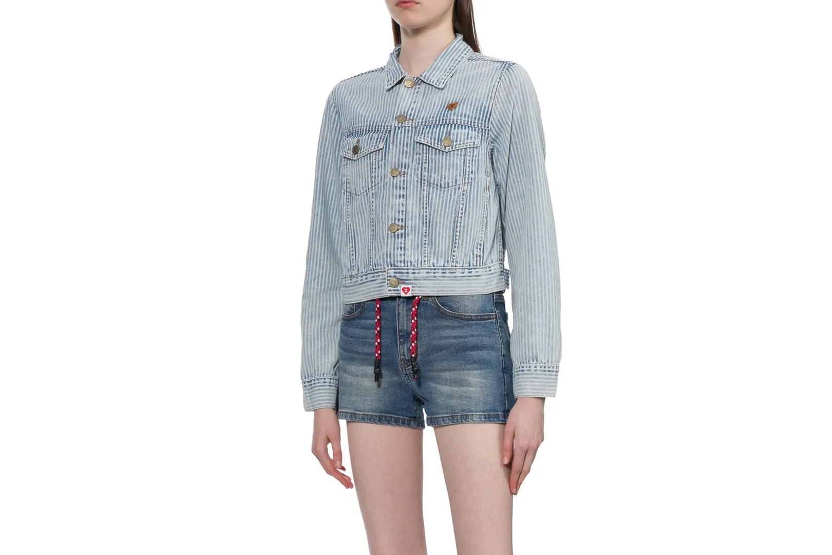 INDIGO STRIPE DENIM JACKET sold by Bape product image thumbnail 3