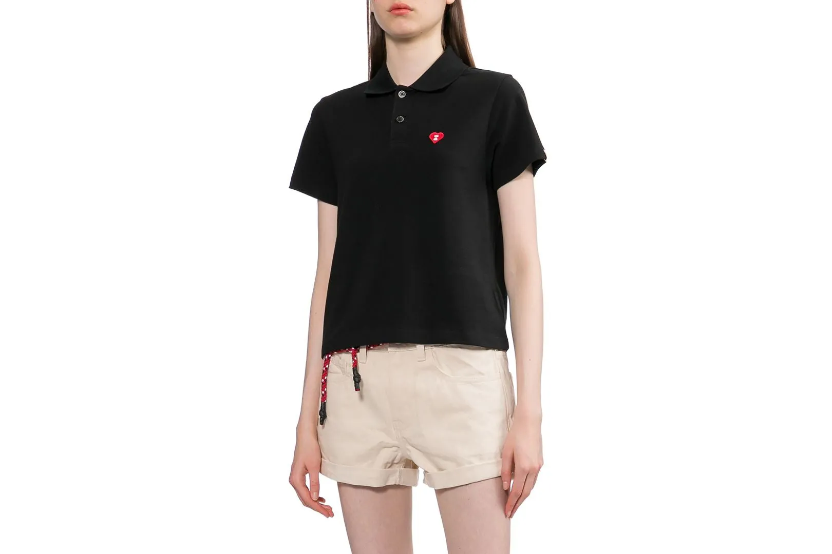 HEART BADGE POLO SHIRT sold by Bape product image thumbnail 3