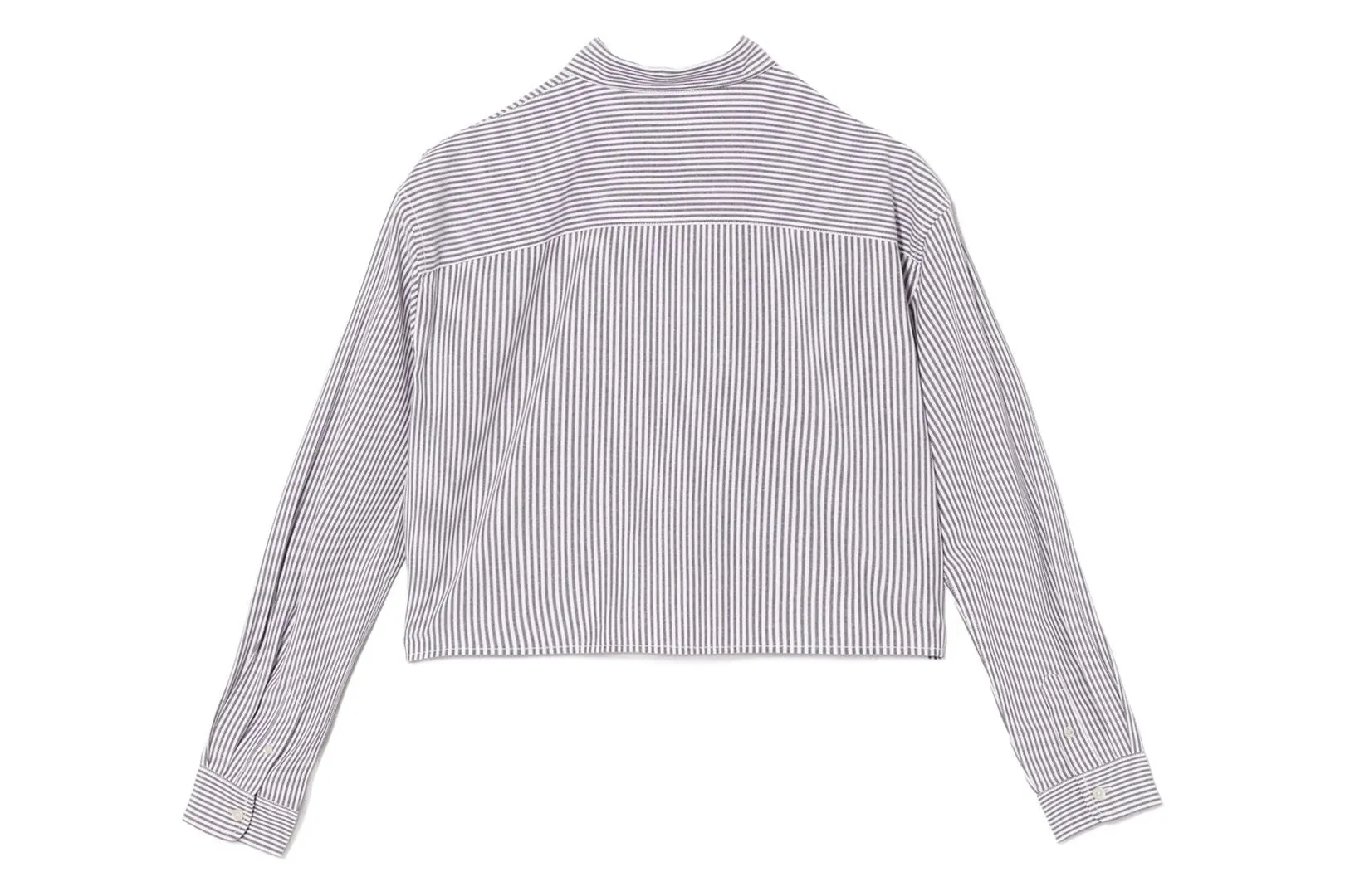 EMBRO BADGE STRIPE CROPPED SHIRT sold by Bape product image thumbnail 2