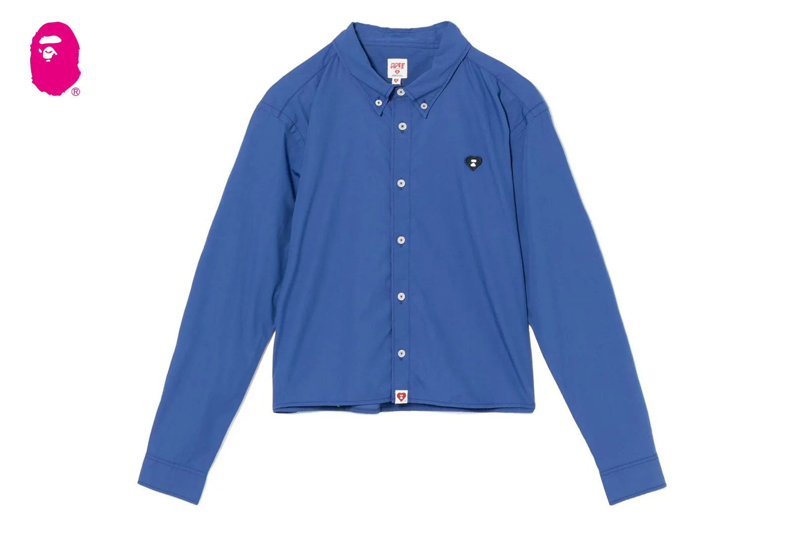 CROPPED LENGTH BUTTON DOWN SHIRT sold by Bape