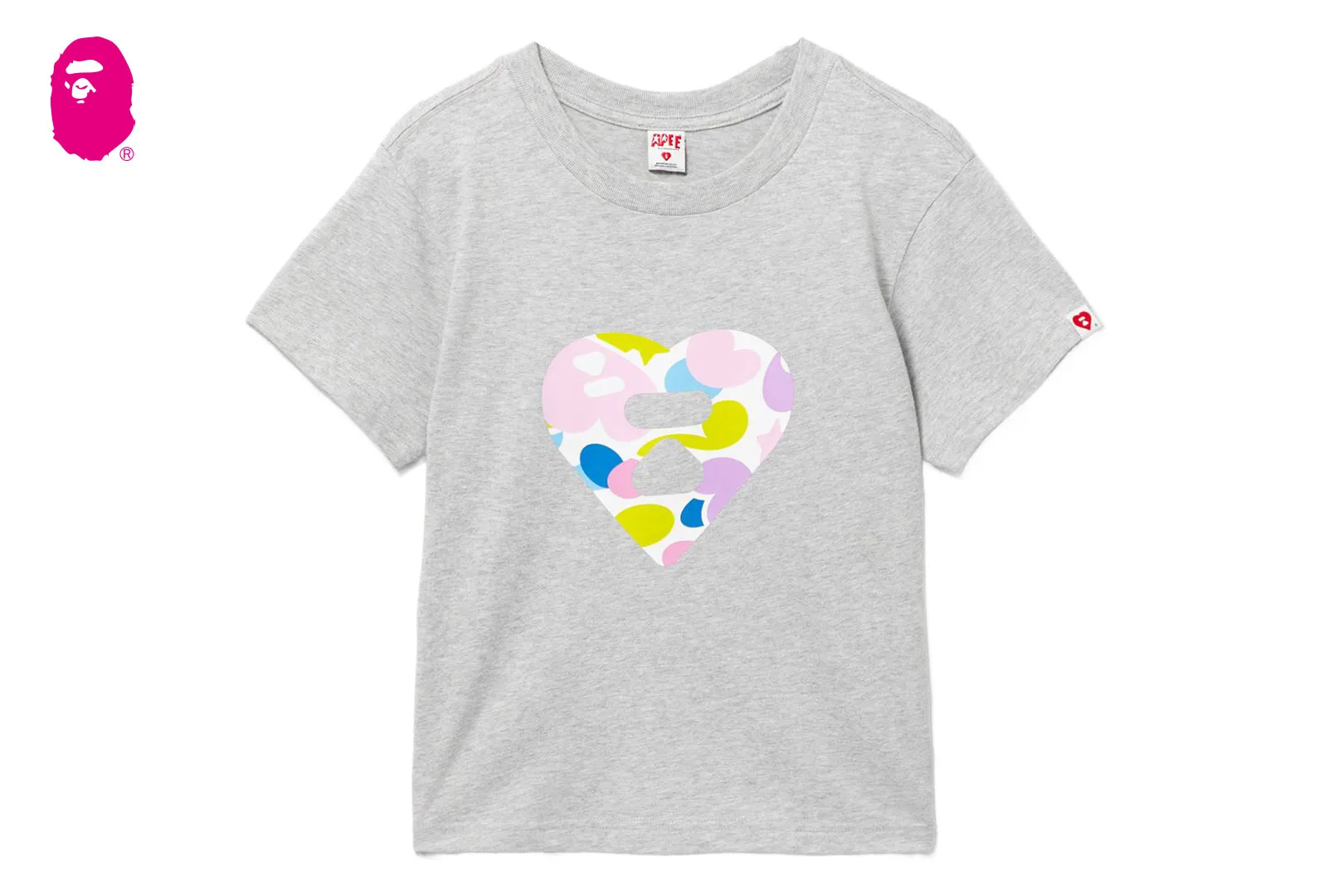 CAMO HEART PRINTED TEE #2 sold by Bape product image thumbnail 4