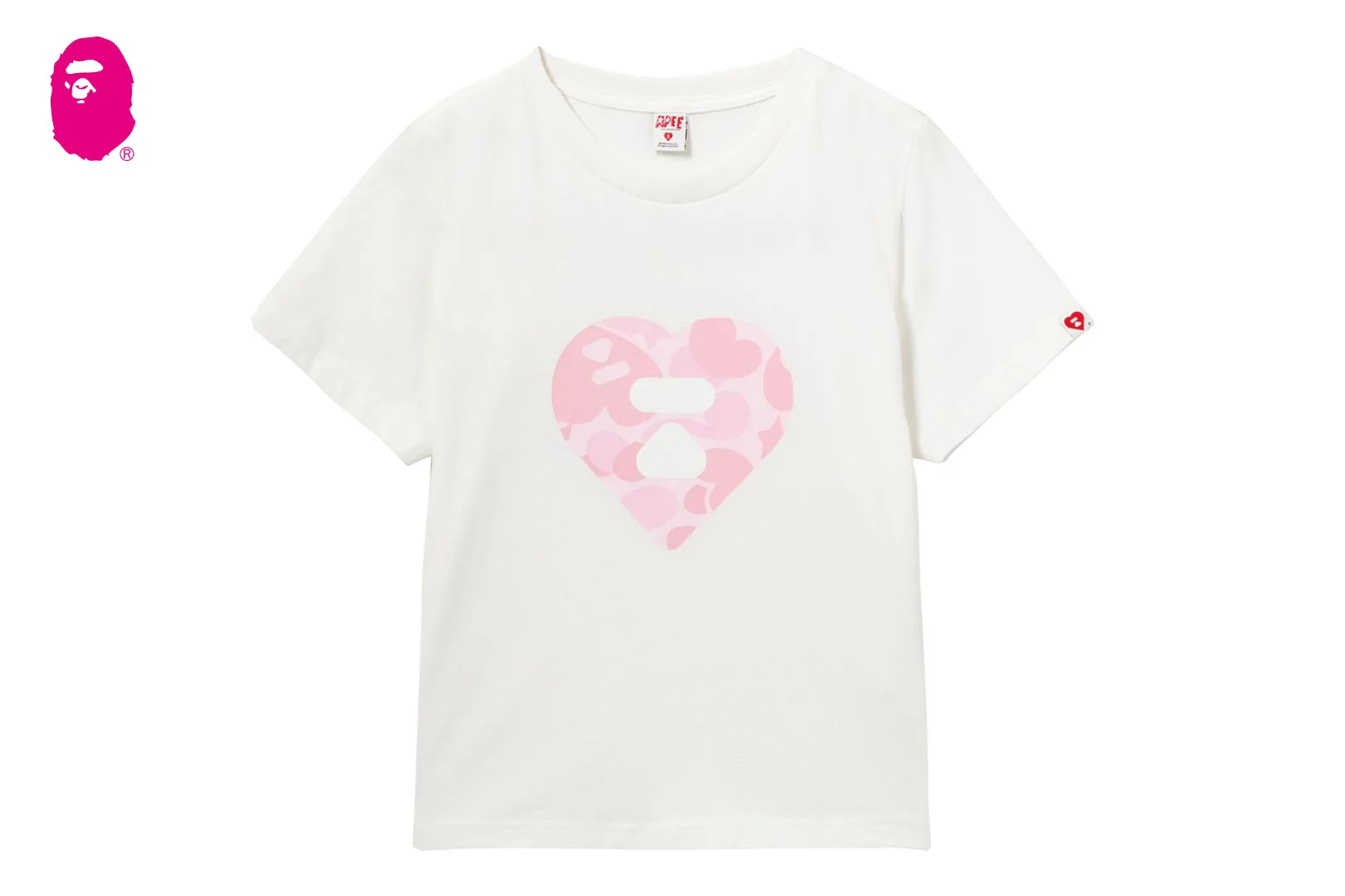 CAMO HEART PRINTED TEE #1 sold by Bape product image thumbnail 5